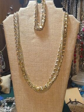 Sarah Coventry Gold-Tone Multi-Strand Necklace